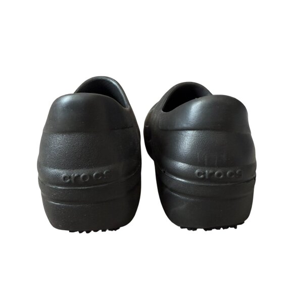 Crocs Neria Pro II work clog black slip ons women's size 6 - Picture 6 of 10